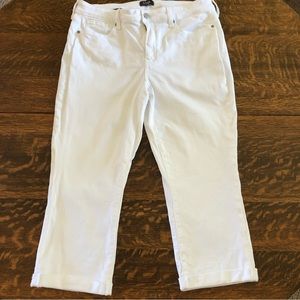 NYDJ white jeans